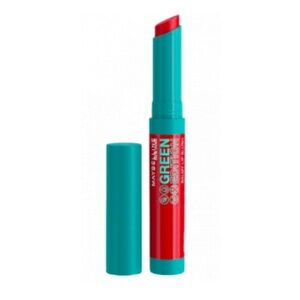 NEW FULL SIZE MAYBELLINE GREEN EDITION MAKEUP BALMY LIP BLUSH IN SHADE SUNSHINE